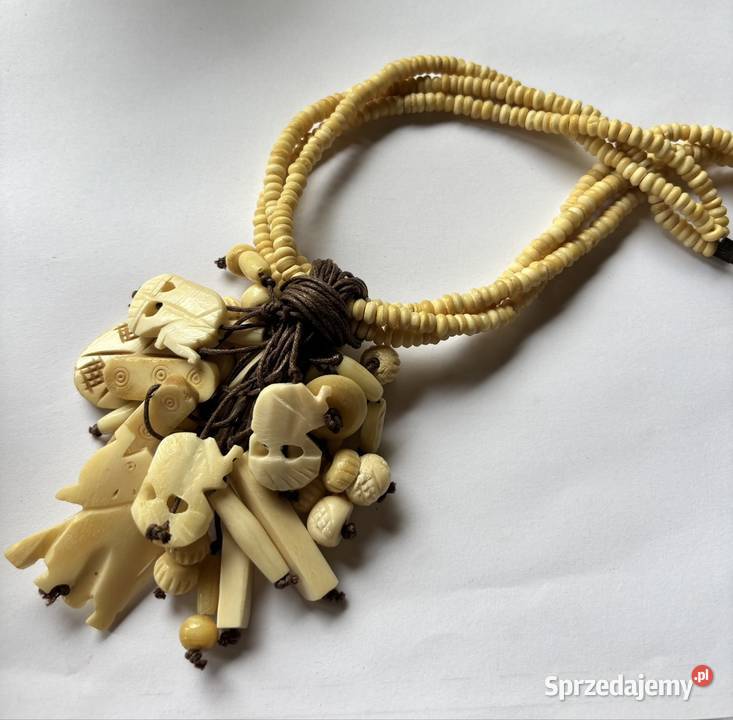 Naszyjnik kość słoniowa kujawsko-pomorskie Bydgoszcz