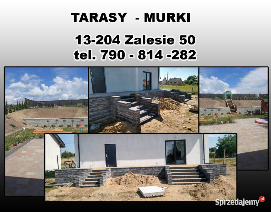Taras Tarasy Murki Schody Bloczki Betonowe Żuromin sprzedam