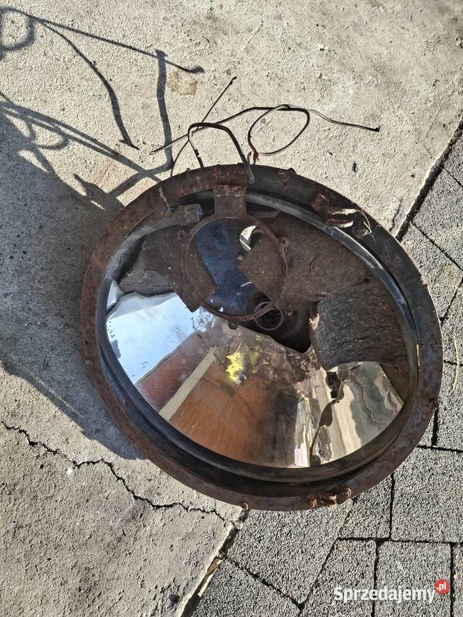 Lampa z parowozu lokootywy część orginal opolskie Solarnia