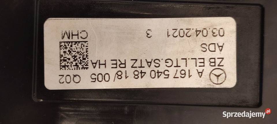 MERCEDES GLE53 W167 WIĄZKA CZUJNIK ABS PRAWY TYŁ osobowe