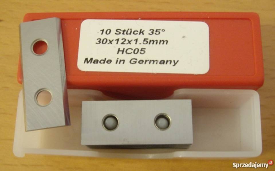 Płytki noże wymienne 30x12x15 HM Uniwersalne