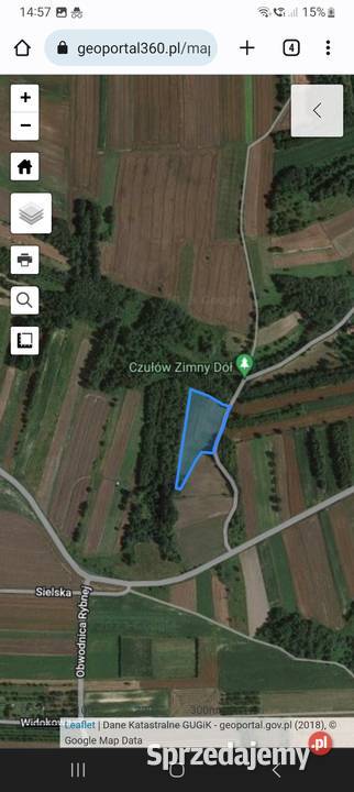 Działka rolna Czułów 70ary