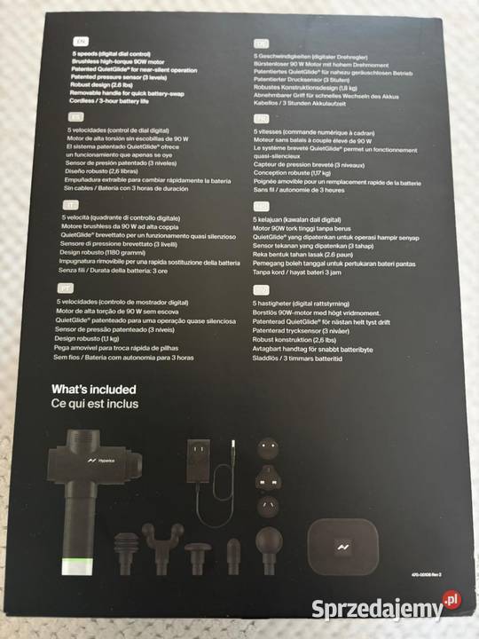 Pistolet do masażu Hypervolt 2 Plus Hyperice Pozostałe