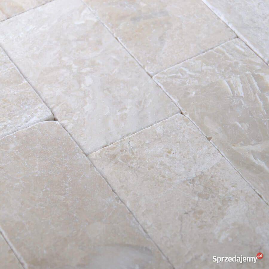 Cegiełki Marmurowe Queen Beige Bębnowane 15x75x1 Gdynia