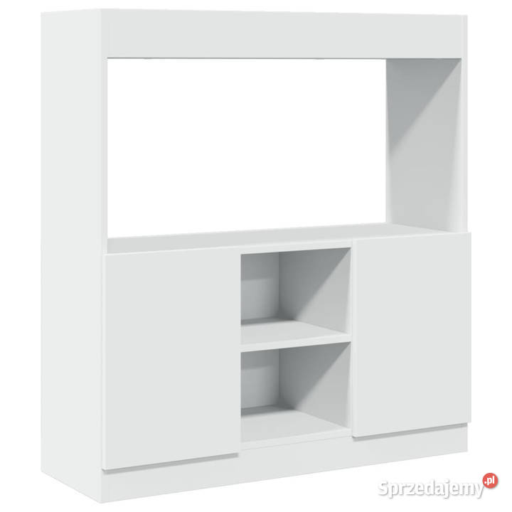 Wysoka szafka biała 92x33x100 materiał Warszawa