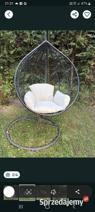 Fotel ogrodowy kokon Śrem