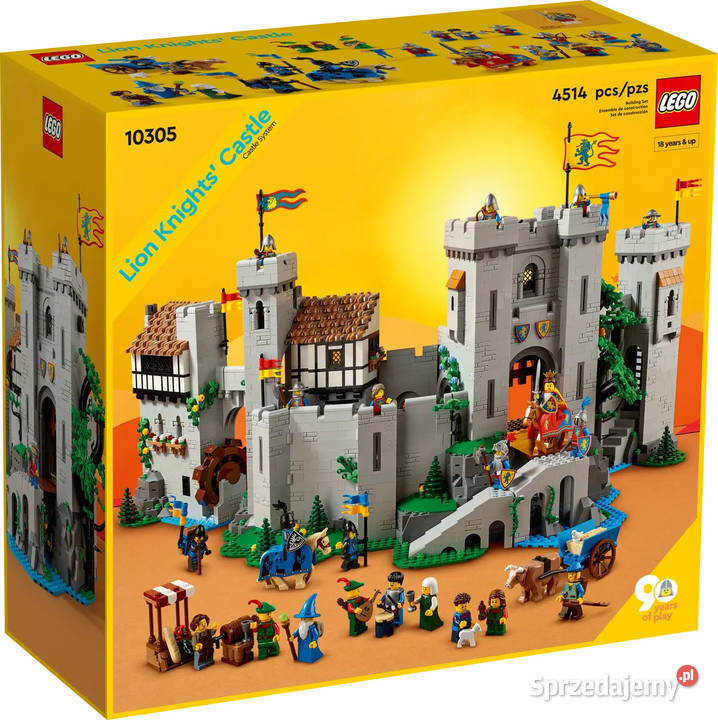 LEGO ICONS 10305 Zamek Rycerzy herbu Lew 40567 Kraków
