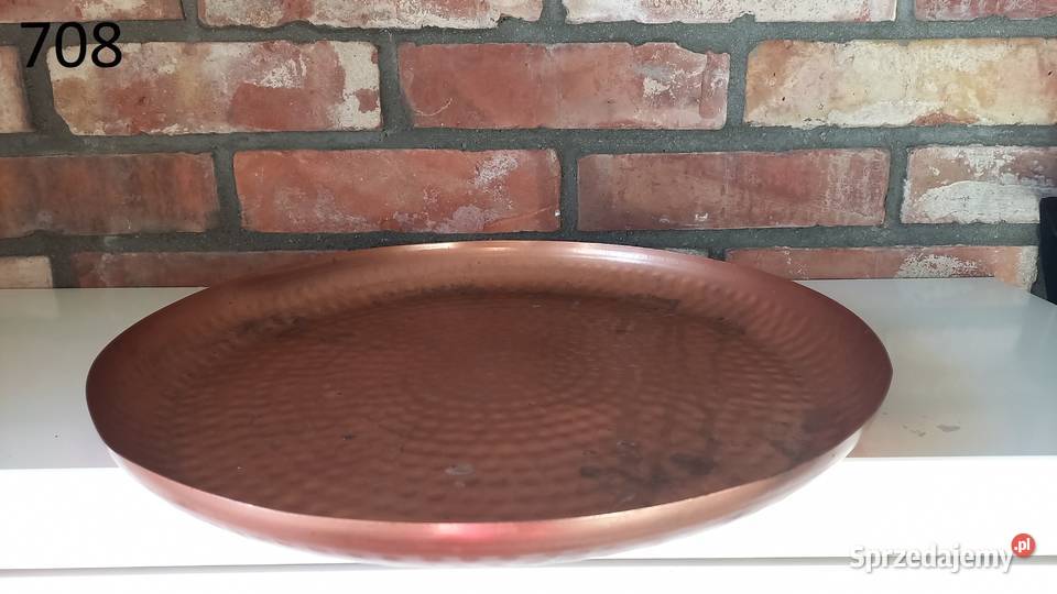 Taca metalowa miedziowana na świeczki 41 708 zachodniopomorskie Gawroniec