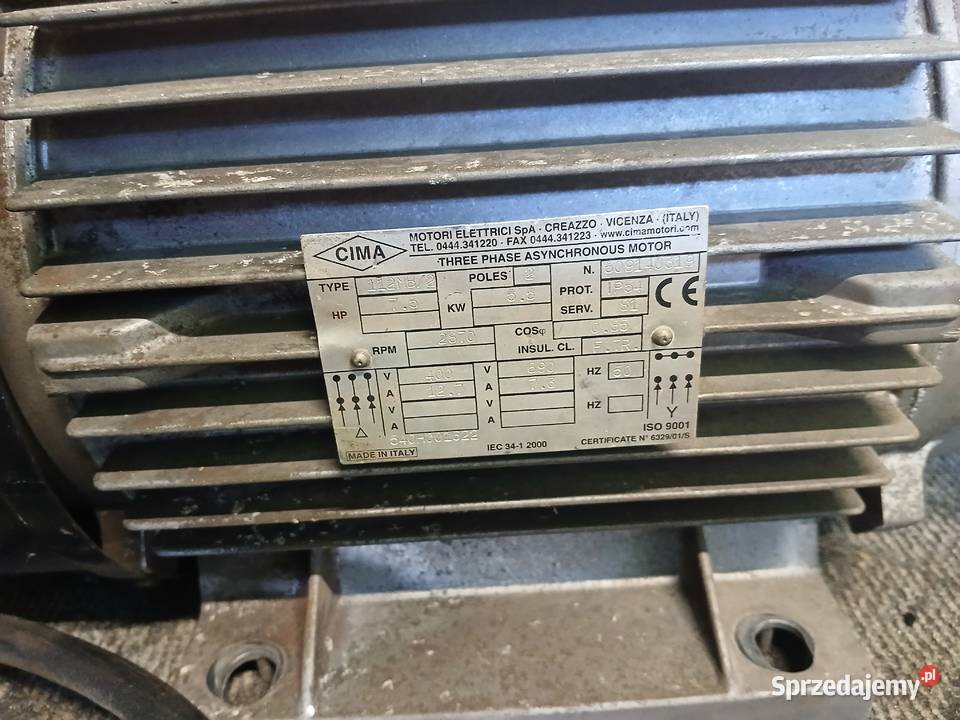 Kompresor sprężarka ABAC 5900 silnik 55 kW Hajnówka