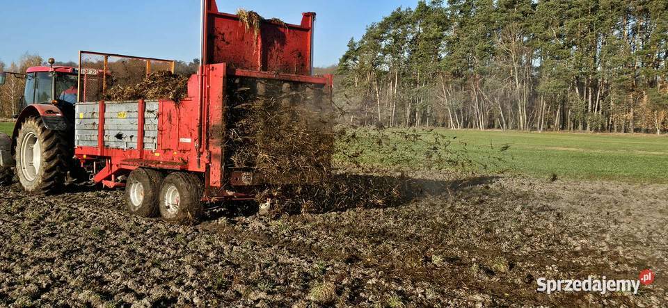 Rozrzutnik obornika 8t nieuszkodzony mazowieckie