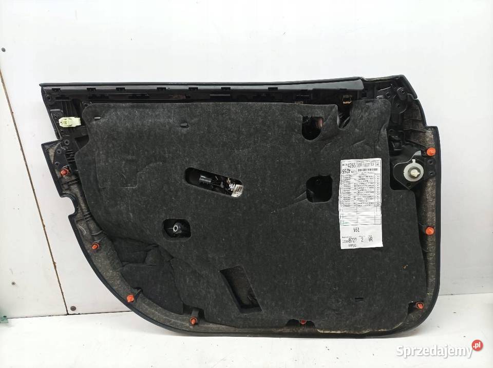 TAPICERKA BOCZEK PRAWY PRZÓD PASAŻERA EUROPA Rok produkcji 2017 świętokrzyskie sprzedam