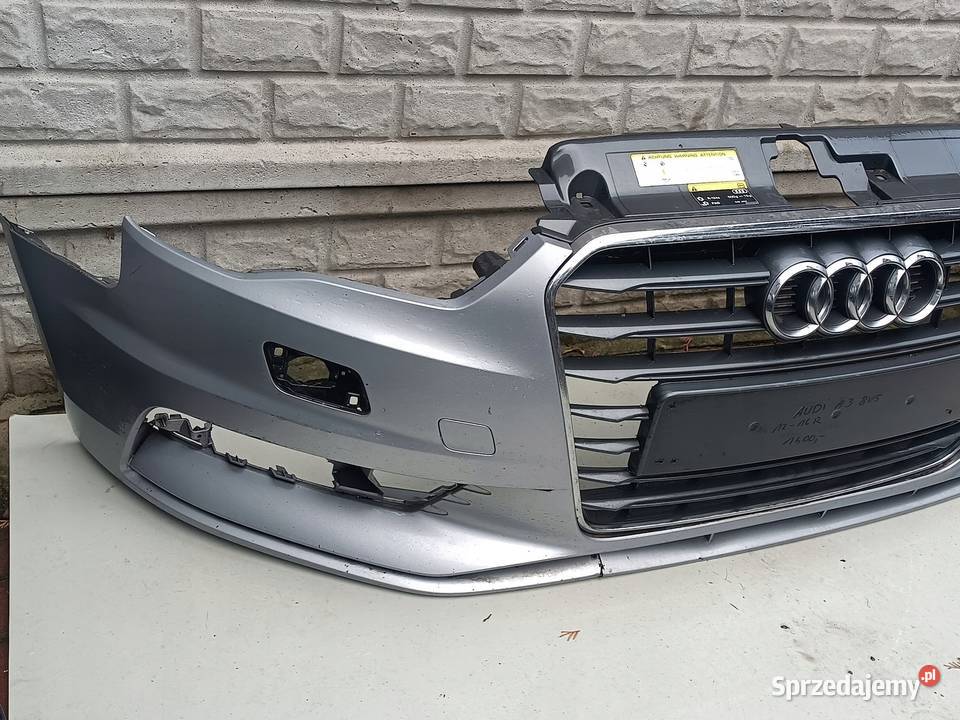 AUDI A3 8V5 ZDERZAK PRZÓD PRZEDNI SEDAN