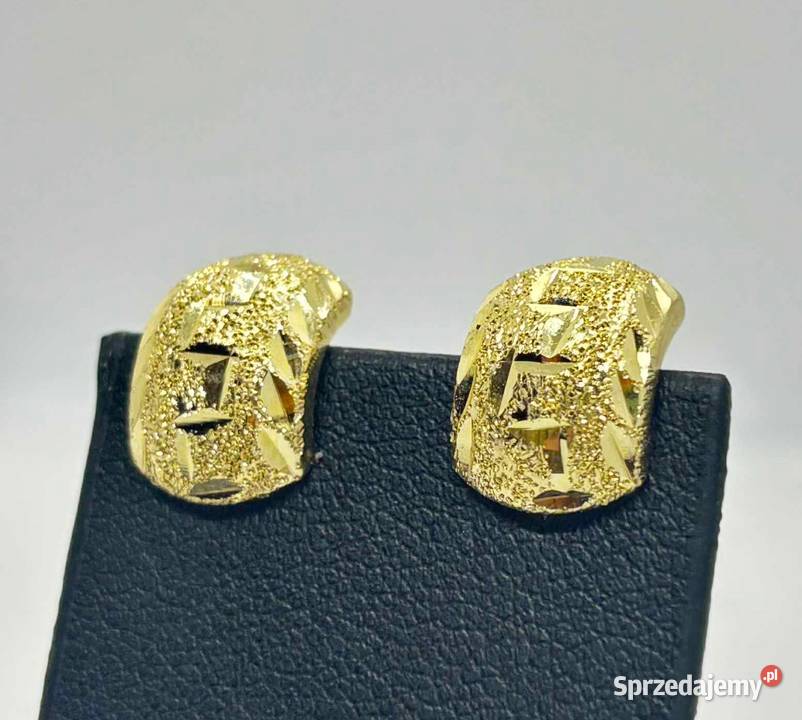 Nowe Złote Kolczyki pr 585 181g złoto Elbląg