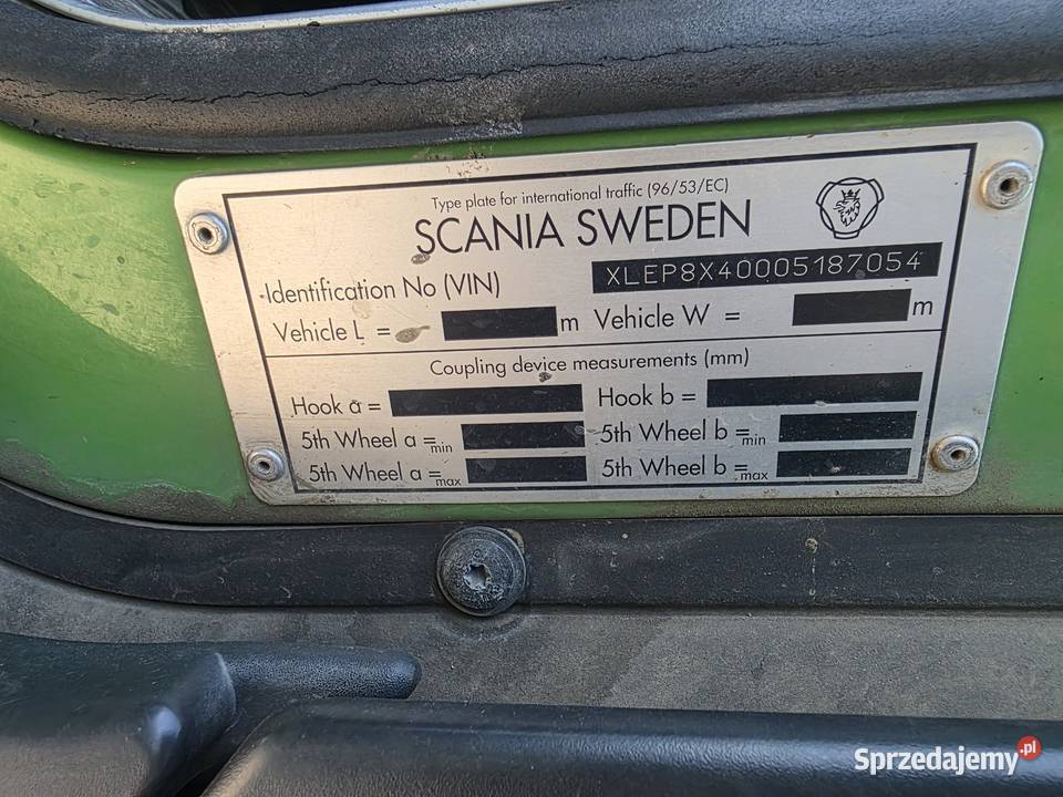 Scania 8x4 hydro burta manual Wywrotki Łubie sprzedam