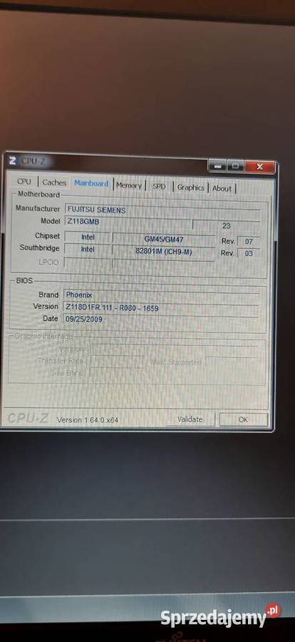 Laptop Fujitsu 2x200Gh 40 GB RAM HDD 320 GB Mińsk Mazowiecki
