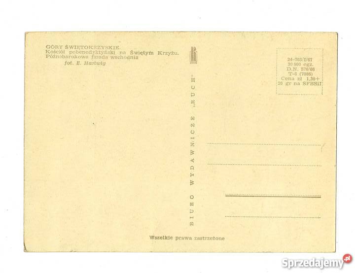 GÓRY ŚWIĘTOKRZYSKIE KOŚCIÓŁ NA ŚWIĘTYM KRZYŻU Krynki
