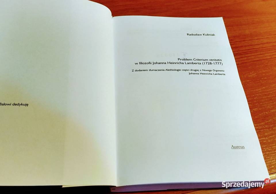 Problem Criterium veritatis w filozofii Johanna