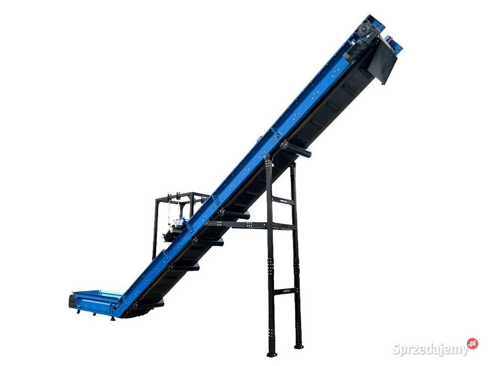 Przenośniki taśmowe łamane w wersji L Z F na