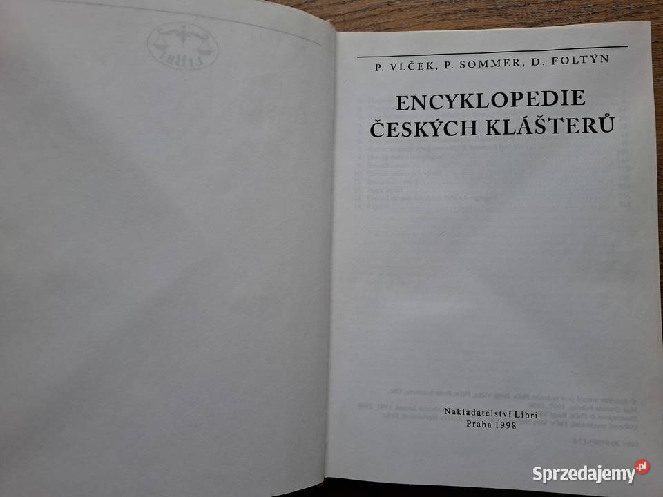 Encyklopedie ceskych klasteru Vicek Sommer Książki naukowe i popularnonaukowe Kraków