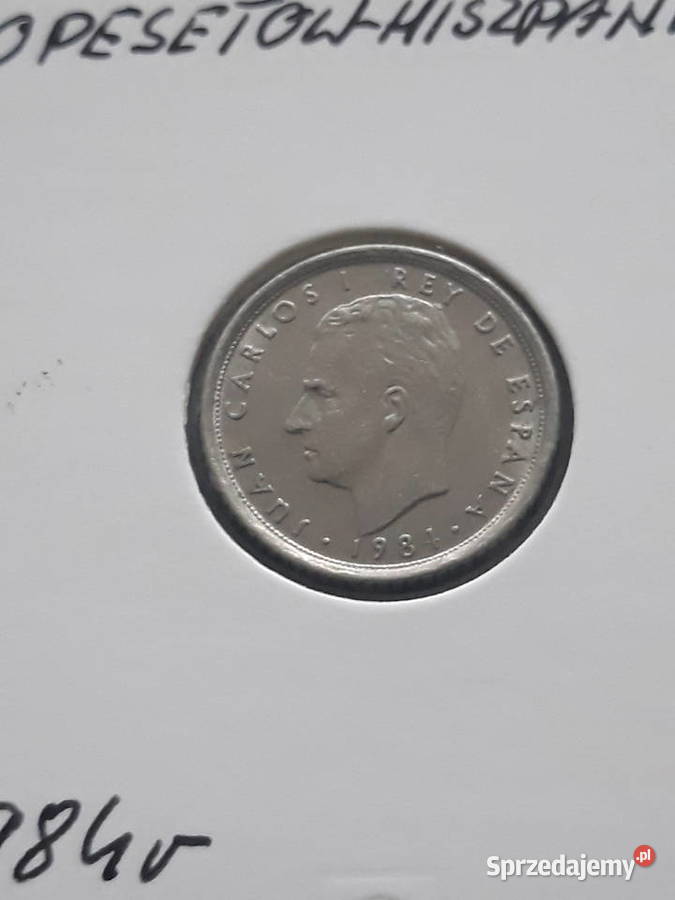 10 Pesetów Hiszpania 1984 r Konin