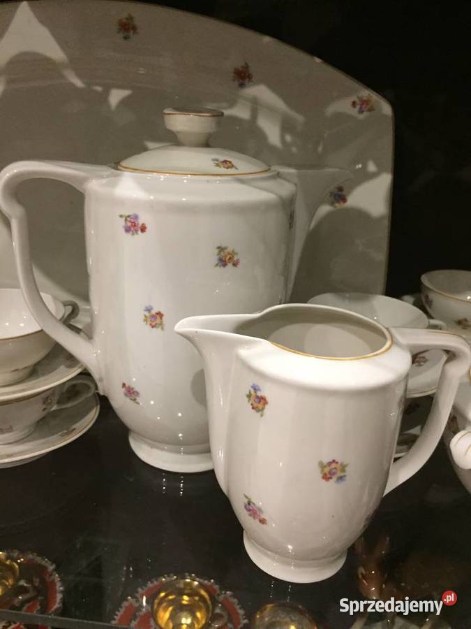 Przedwojenny Porcelana Ćmielów Serwis do czarnej Bydgoszcz sprzedam