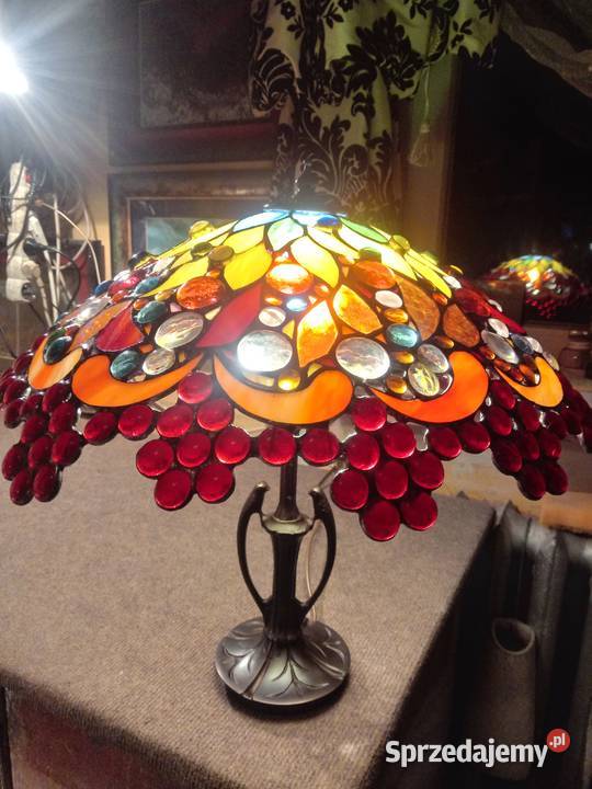 Lampa witrażowa stołowa Czechowice-Dziedzice