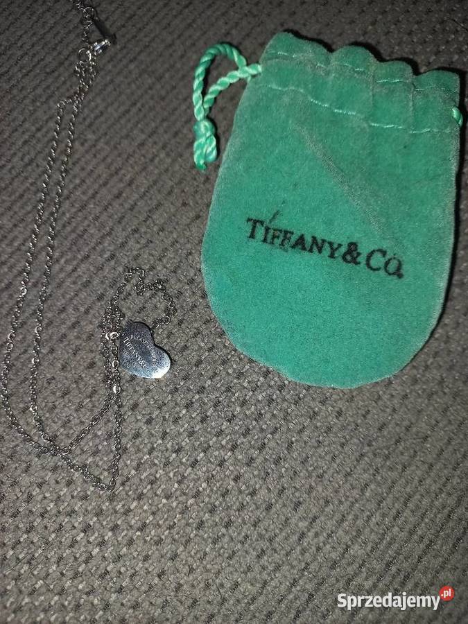 Srebrny naszyjnik TiffanyCo Jork wielkopolskie Nowy Tomyśl