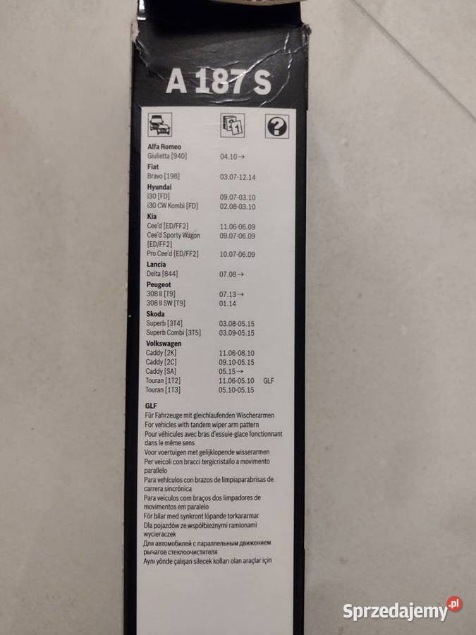 BOSCH WYCIERACZKI samochodowe PRZÓD KIA CEED Kraków