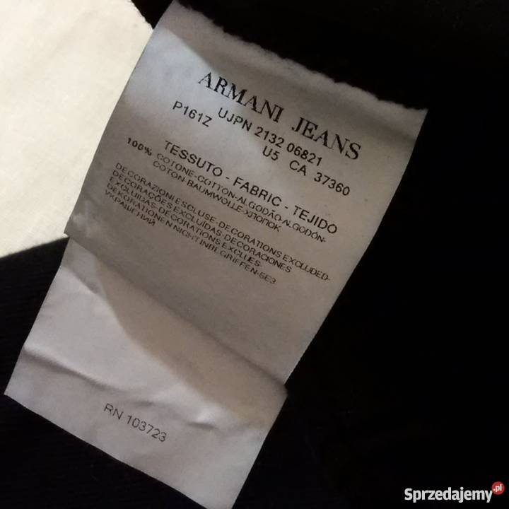 Spodnie Armani Jeans rozmiar 40 czarne Warszawa sprzedam