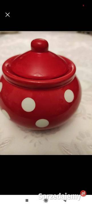 CUKIERNICA W GROCHY VINTAGE HAND MADE CERAMIKA