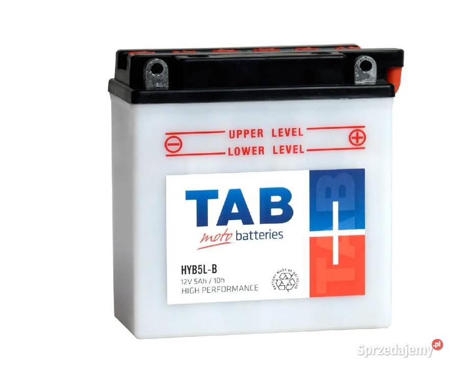 Akumulator motocyklowy 5Ah 55Av TAB YB5LB P