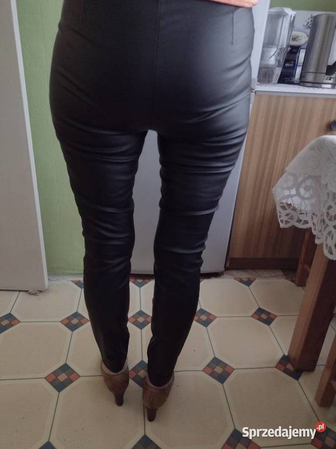 36S ZARASkórzane legginsyspodnieNOWE Kraków