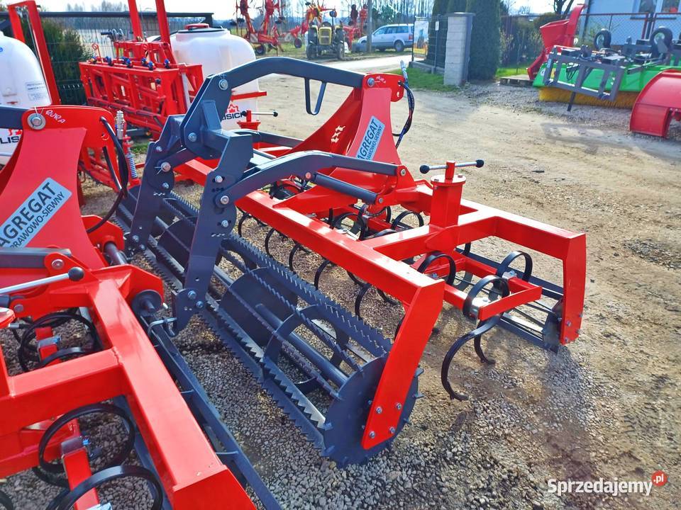 Agregat uprawowo siewny 25 27 30m EURO MASZ Agregaty łódzkie Gorzkowice