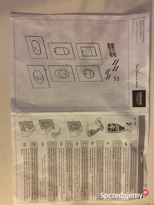 Przycisk spłukujący do WC Grohe Nova Przyciski spłukujące lubelskie Lublin