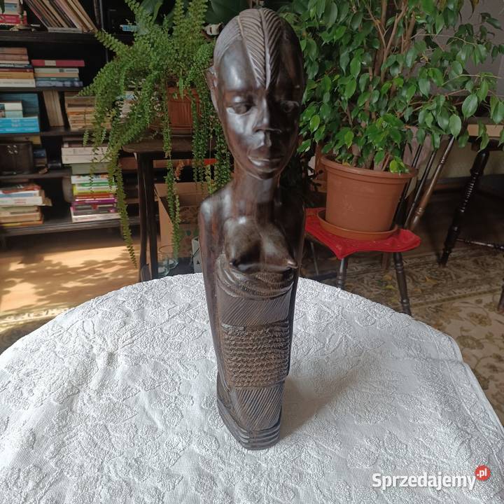 Afrykańska figurka z drzewa hebanowego Katowice