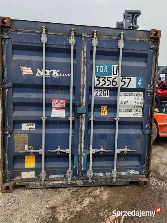 Kontener morski magazynowy 20DV 6 metrowy Nasielsk sprzedam