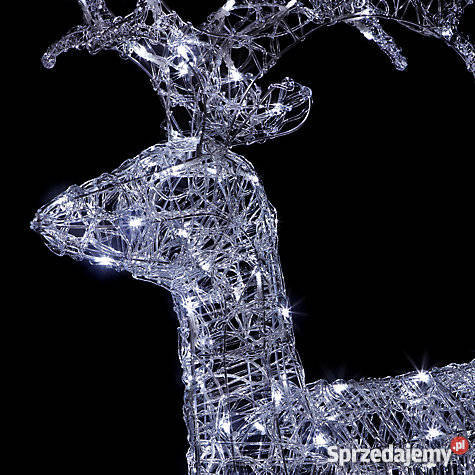 Nowe Piękne świecące renifery świąteczne stojace Wrocław