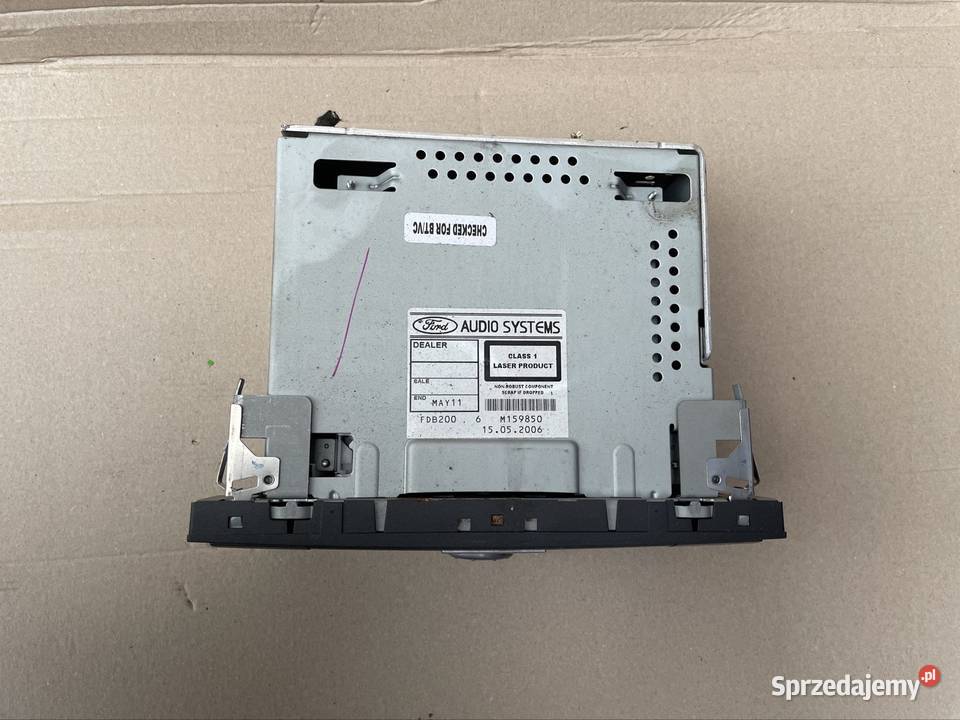 6000CD Radio fabryczne ford fiesta mk6 lift zachodniopomorskie Szczecin