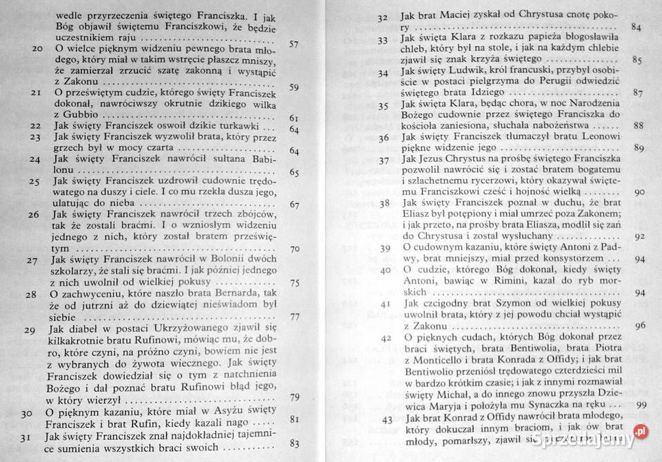 Kwiatki świętego Franciszka Leopold Staff Chełm sprzedam