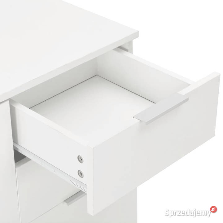 Komoda biała na wysoki połysk 71 x 35 x 80 płyta Warszawa