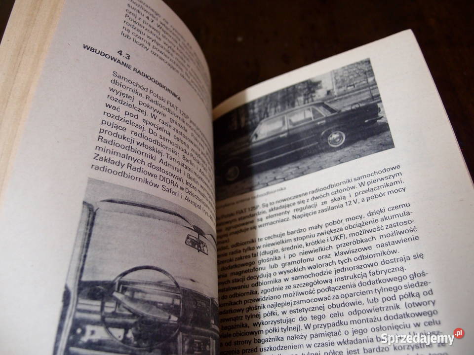 Książka Jeżdżę samochodem Fiat 125p wyd 1979r Rok wydania 1979 Łódź