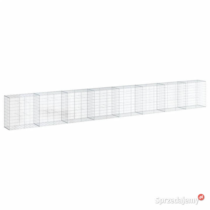 Kosz gabionowy z pokrywą 800x50x100 Pozostałe