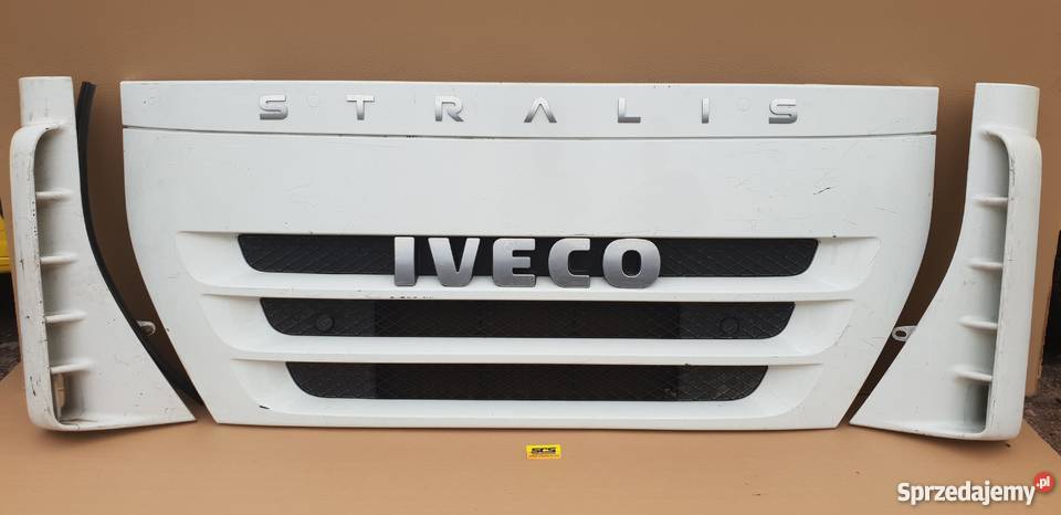 IVECO STRALIS EURO 5 MASKA GRILL NAROŻNIK PRZÓD części blacharskie Karoseria Bieleń