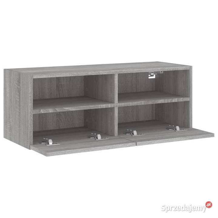 Ścienna szafka TV szary dąb sonoma 80x30x30 Warszawa