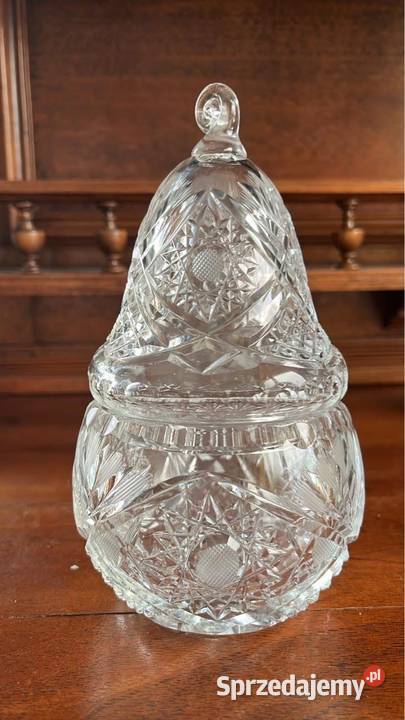 Puzderko kryształ Gruszka przezroczysta Czasy Gdańsk