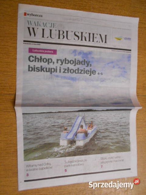 Wakacje w Lubuskiem trzy dodatki Gazeta Wyborcza