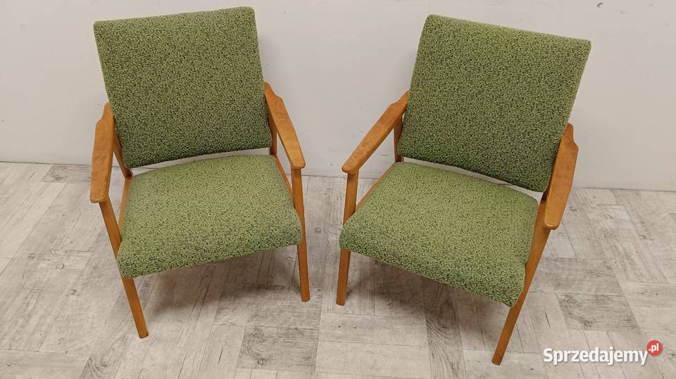 fotele PRL design vintage lata 70te