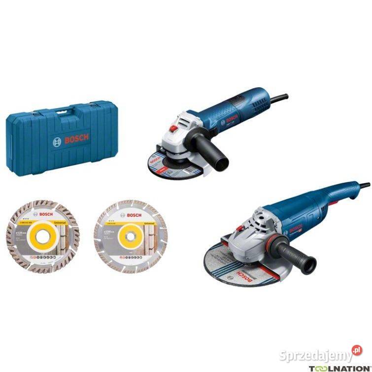 Zestaw szlifierek kątowych Bosch 230 mm i 125 Pełch sprzedam