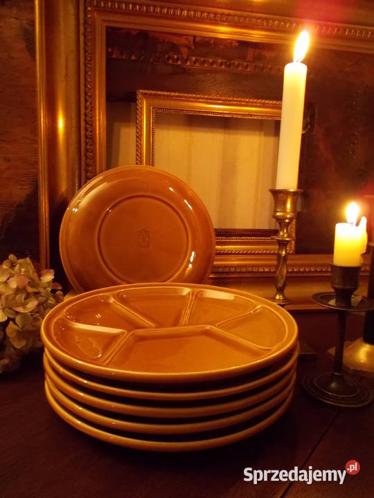 Talerz do Fondue Gien France Porcelain Lata Szczecin