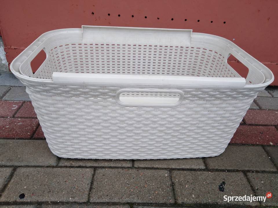 Kosz plastikowy Curver 45 l kremowy Lębork